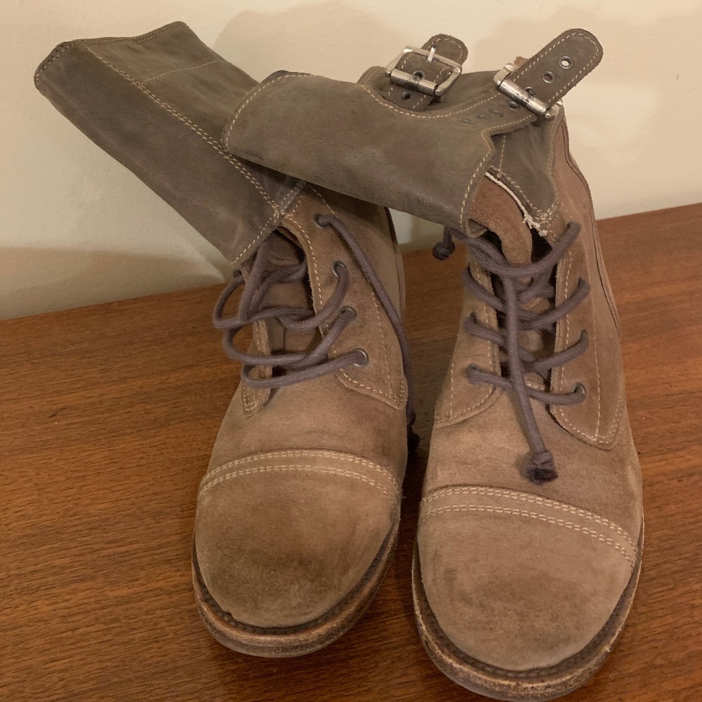 All Saints Combat Boots EU 38